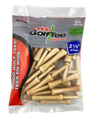 Pride Golf Step-tees (3 1/4", Natural, 30pk) Consistent Tee Height NEW