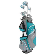 Tour Edge Lady Edge Complete Half Set (Turquoise/White, +1") 2020 NEW