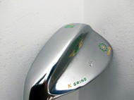 Titleist Vokey SM5 Lob Wedge 58* 11* K Grind (CUSTOM CHROME, Green/Yellow, LEFT)