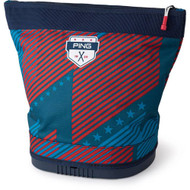 Ping Stars & Stripes Range Bag (Red/White/Blue, 12"x9") Golf Shag Bag NEW