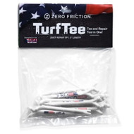 Zero Friction Turf Tees Power 3-Prong (3", USA, 10pk) Golf Tee / Repair Tool  5pk Bundle NEW