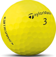 Taylor Made Soft Response Golf Balls (Yellow, 3pk) 1 Sleeve 2022 NEW