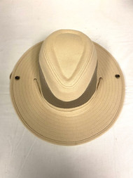 Triangle Sport Headwear Cloth Safari Hat w/ Mesh & Snaps (Stone, One Size) NEW