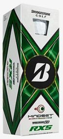 Bridgestone Tour B-RXS Mindset Golf Balls (White, 3pk) 1 Sleeve 2024 NEW