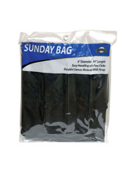 On Course Golf Sunday Bag (Black, 6" x 34") Golf Carry Bag NEW