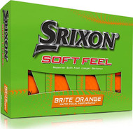 Srixon Soft Feel Golf Balls (Brite Orange, 2023, 12pk) NEW