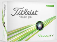 Titleist Velocity Golf Balls (Matte Green, 12pk) 1 Dozen 2024 NEW