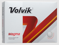Volvik Magma Golf Balls (White,12pk) 1dz 2024 Non-Conforming NEW