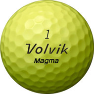 Volvik Magma Golf Balls (Yellow, 3 Piece, 12pk) 1dz 2024 Non-Conforming NEW