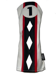 Hot-Z 1 Driver Headcover (White/Red/Black) Golf NEW