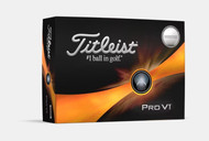 Titleist Pro V1 Golf Balls (White, 12pk, Enhanced Alignment) Prior Generation 2023 NEW