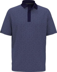 Callaway ECO Polo Shirt (Trademark Chevron Print, Peacoat, Large) Golf NEW