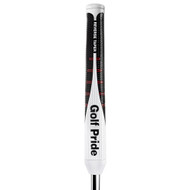 Golf Pride Reverse Taper Pistol Putter Grip (White/Black, Medium) 2024 NEW