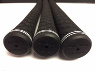 Q Sport Double Helix Golf Grip (Black, STANDARD) .600, 50g Ribbed NEW