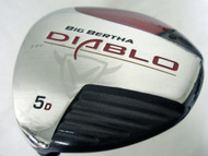 Callaway Diablo 5 wood 18* Draw (Graphite Stiff, LEFT) 5w Fairway Golf Club LH