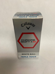 Callaway Chrome Soft X LS Triple Track Golf Balls (White, 2pk) 2 Ball Pack 2022 NEW