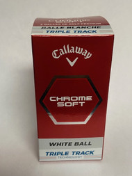 Callaway Chrome Soft Triple Track Golf Balls (White 2pk) 2 Ball Pack 2022 NEW