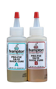 Brampton Pro-Fix Epoxy (5&15 Quick Cure, 4oz) Multi-Purpose NEW