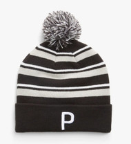 Puma WRMLBL Stripe Pom Beanie (One Size) 2023 Golf Hat NEW