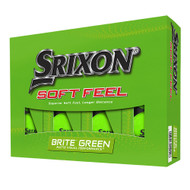 Srixon Soft Feel Golf Balls (Brite Green, 2023, 12pk) 1DZ NEW