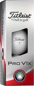 Titleist Pro V1x Golf Balls (White, 3pk, High Numbers) 1 Sleeve 2023 NEW