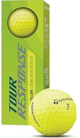 Taylor Made Tour Response Golf Balls (Yellow,3pk) 1 Sleeve 2022 3 Layer NEW