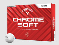 Callaway Chrome Soft Golf Balls (White, 24pk) 2dz 2024 NEW