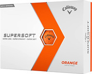 Callaway Supersoft 2023 Golf Balls (Matte Orange, 12pk) Super Long NEW & IMPROVED