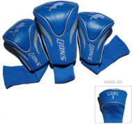 Team Golf Contour Golf Club Headcovers 3pk (Detroit Lions) NFL NEW