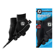 Footjoy Wintersof Golf Gloves (Black, Men's Pair, LARGE) 2016 NEW