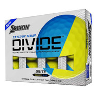 Srixon Q-Star Tour Divide Golf Balls (Brite Yellow/Blue, 2021, 12pk) NEW
