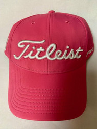 Titleist Pink Out Tour Performance Cap (Pink/White, Adjustable) Golf Hat NEW