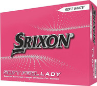 Srixon Soft Feel Lady Golf Balls (Soft White, 12pk) 2023 NEW