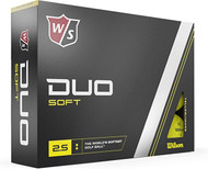 Wilson Staff Duo Soft Golf Balls (Yellow, 12pk) 2023 NEW