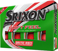 Srixon Soft Feel Golf Balls (Brite Red, 2020, 12pk) NEW