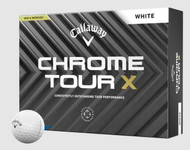 Callaway Chrome Tour X Golf Balls (White, 24pk) 2dz 2024 NEW