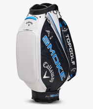 Callaway Paradym Ai Smoke Staff Bag (6-way top, White/Black/Blue) Golf Bag NEW