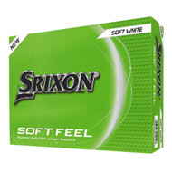 Srixon Soft Feel Golf Balls (Soft White, 12pk) 1dz 2025 NEW