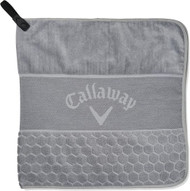 Callaway Tour Fold Towel (Silver, 18" x 18") 2023 Golf NEW
