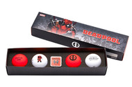 Volvik Vivid Soft Marvel X 4.0 Golf Balls (Deadpool, 4pk) 20205 Gift Set NEW
