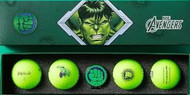 Volvik Vivid Soft Marvel X 4.0 Golf Balls (Hulk, 4pk) 2025 Gift Set NEW