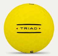 Wilson Staff Triad Golf Balls (Yellow, 3pk) 1 Sleeve 2025  NEW