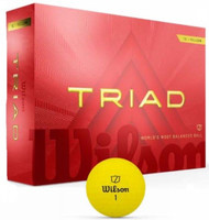 Wilson Staff Triad Golf Balls (Yellow, 12pk) 1 DZ 2025 NEW