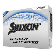 Srixon Q-Star Ultispeed Golf Balls (Pure White,12pk) 1dz 2024  NEW