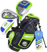 Alien Golf 2020 Junior Golf Set (Black/Lime/Blue, 3-5 Years, 5pc) NEW