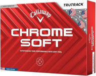 Callaway Chrome Soft Tru Track Golf Balls (USA, 12pk) 1dz 2024 NEW