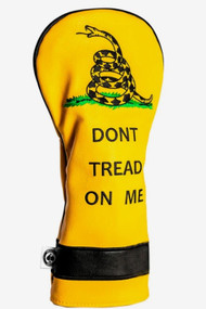 Pins & Aces Don't Tread On Me Driver Headcover (Yellow/Black) Golf 2025 NEW