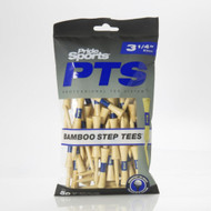 Pride Sports Professional Tee System Step Tees (3 1/4", Bamboo, 50pk) NEW