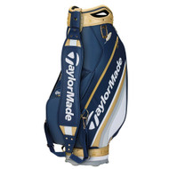 Taylor Made Professional Championship Staff Bag (6 way top, Navy/Gold) 2025 NEW