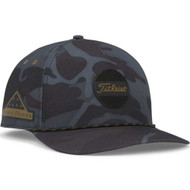 Titleist Women's Boardwalk Rope Folds Of Honor Hat (Black Camo) 2023 Cap NEW